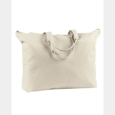 Canvas Zippered Book Tote Thumbnail