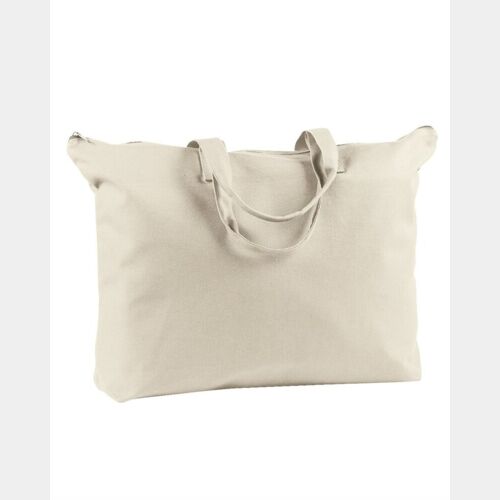 Canvas Zippered Book Tote Thumbnail