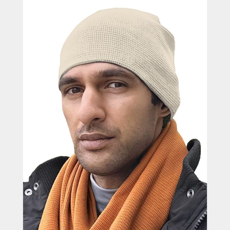 USA Made 8" Cotton Thermal Beanie Thumbnail