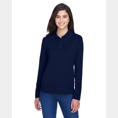 Women's Pinnacle Performance Long Sleeve Piqué Polo Thumbnail