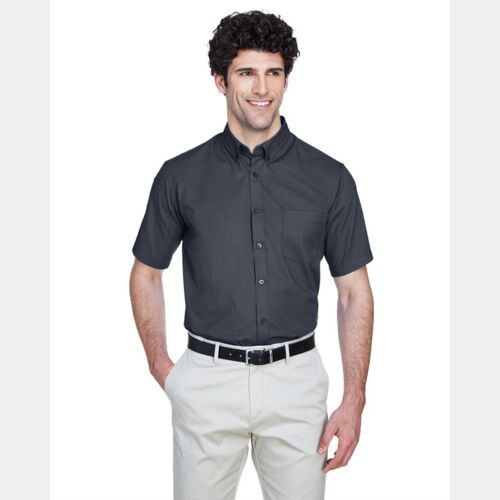 Men's Optimum Short Sleeve Twill Dress Shirt Thumbnail