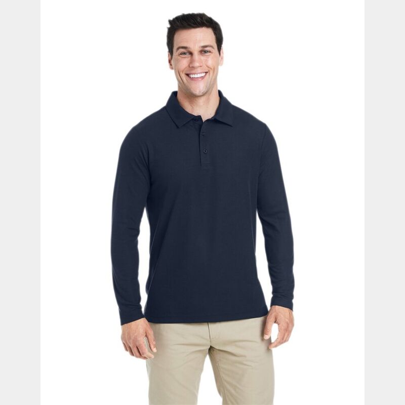 Men's Fusion ChromaSoft™ Long Sleeve Pique Polo Thumbnail