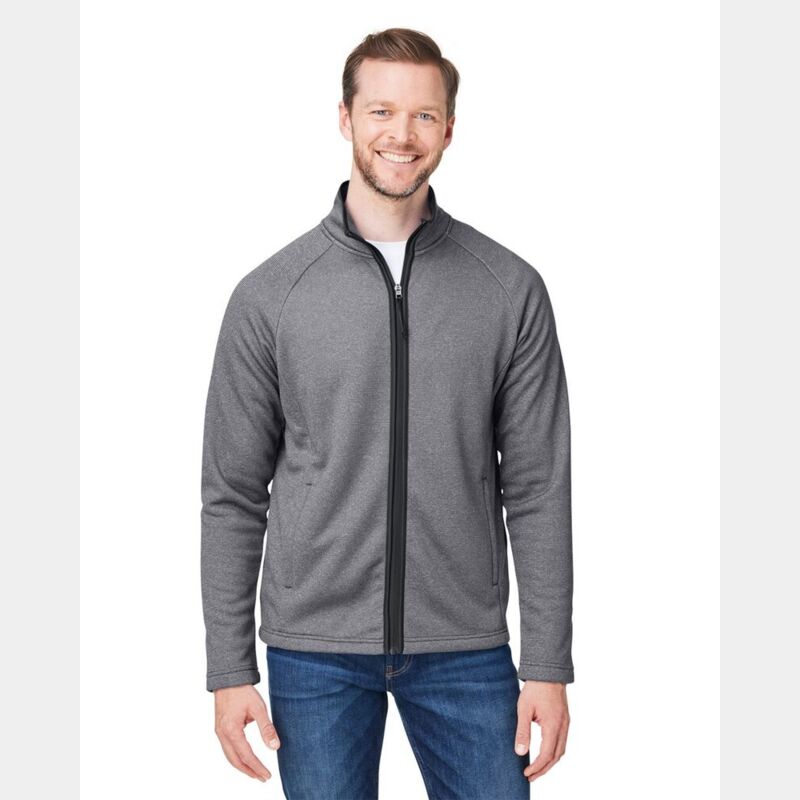 Men's Venture Heathered Stripe Full-Zip Thumbnail