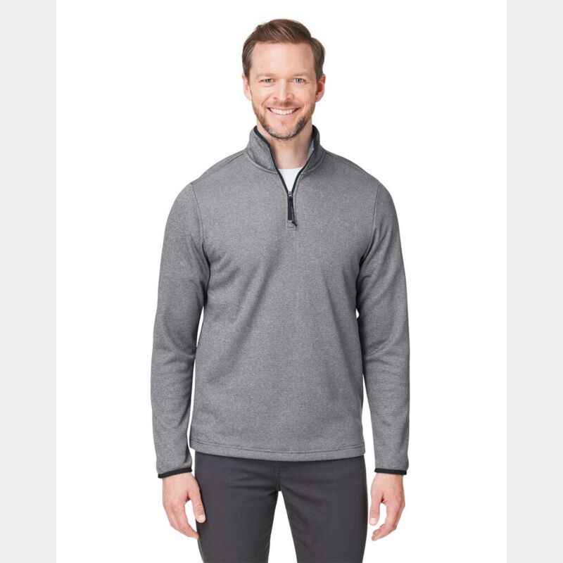 Men's Venture Heathered Stripe Quarter-Zip Pullover Thumbnail