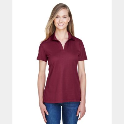 Women's CrownLux Performance® Plaited Polo Thumbnail
