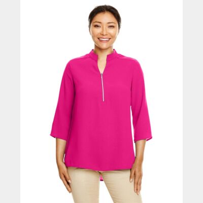 Women's Perfect Fit™  Three-Quarter Sleeve Crepe Tunic Thumbnail
