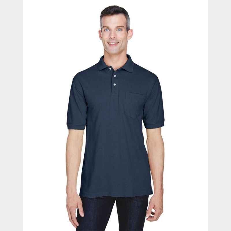 Men's Easy Blend™ Polo with Pocket Thumbnail