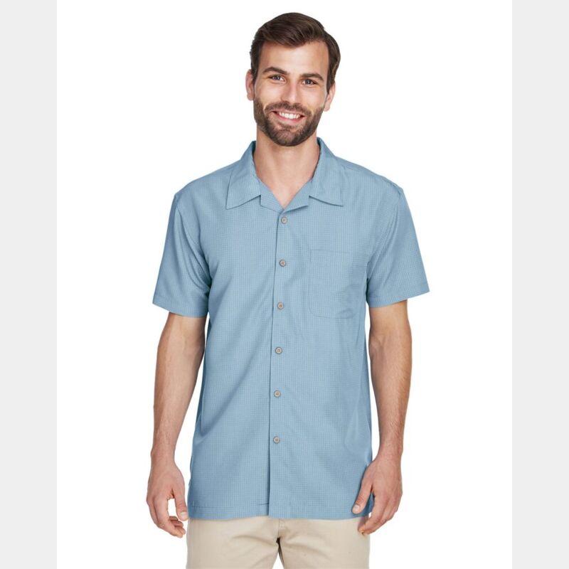 Men's Barbados Textured Camp Shirt Thumbnail