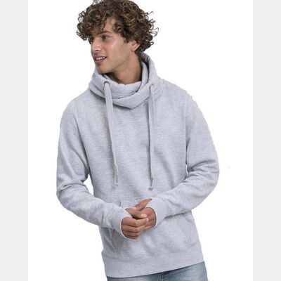 Unisex Cross Neck Hooded Sweatshirt Thumbnail