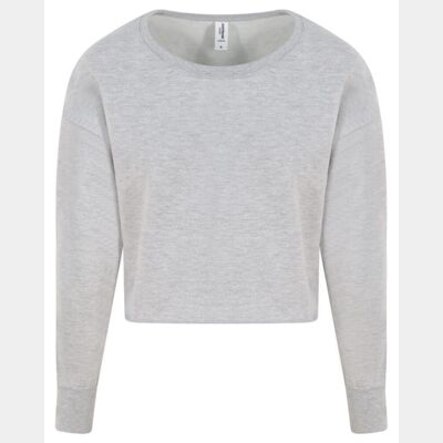 Women's Cropped Crewneck Sweatshirt Thumbnail