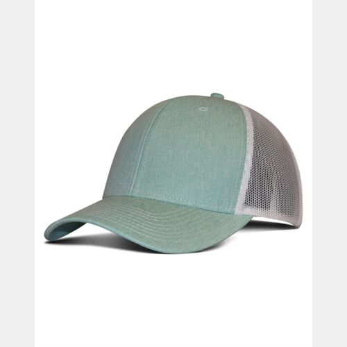 Heathered Cotton Polyester Trucker Cap Thumbnail