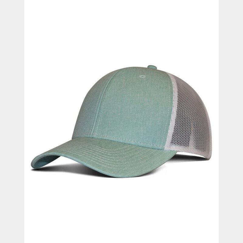 Heathered Cotton Polyester Trucker Cap Thumbnail