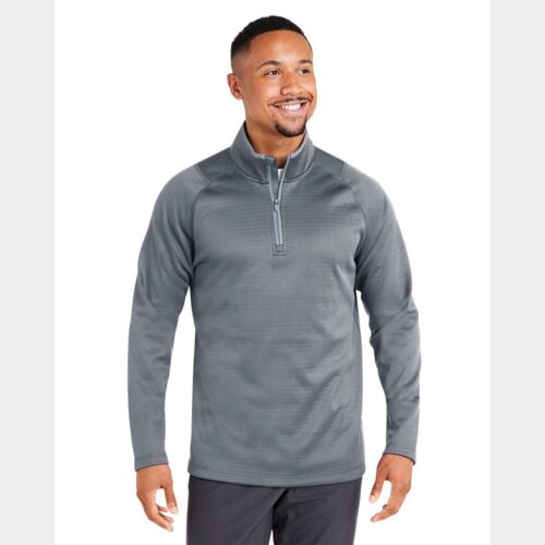 Men's Waffle Fleece Quarter-Zip Pullover Thumbnail