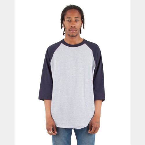 Unisex Three-Quarter Sleeve Raglan T-Shirt Thumbnail