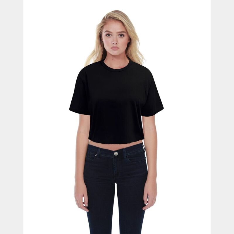 Women's Crop Boyfriend T-Shirt Thumbnail