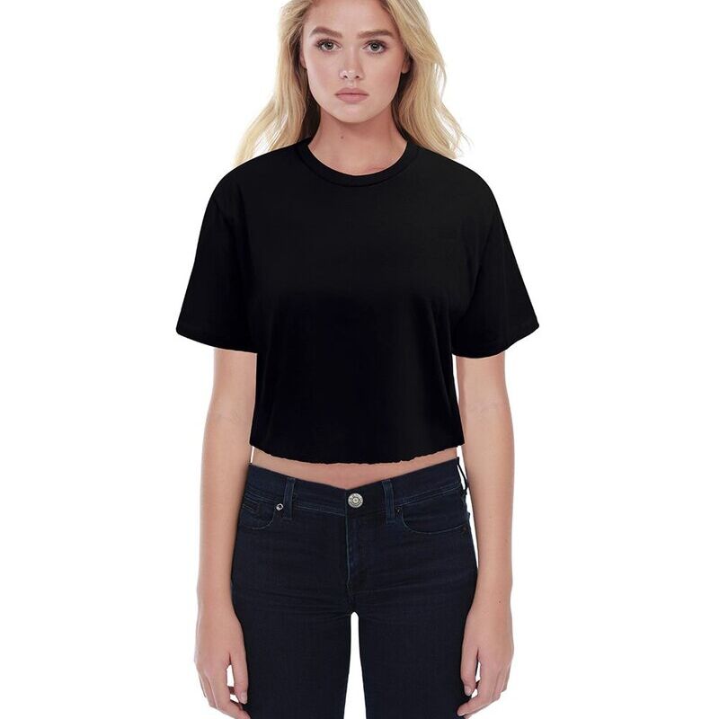 Women's Crop Boyfriend T-Shirt Thumbnail