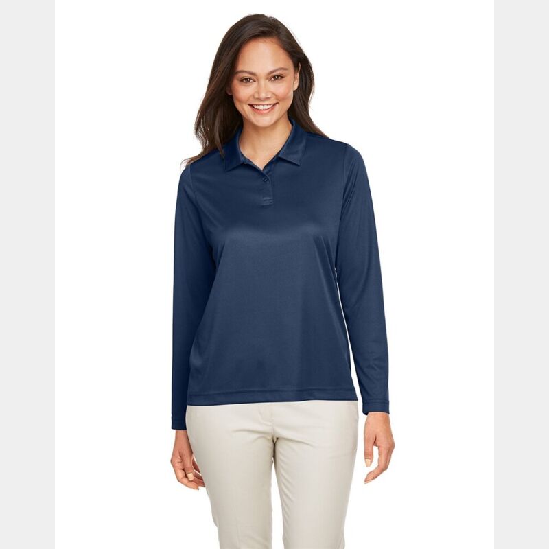 Women's Zone Performance Long Sleeve Polo Thumbnail