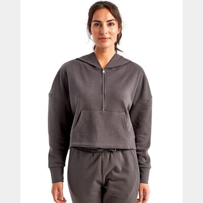 Women's Alice Half-Zip Hooded Sweatshirt Thumbnail