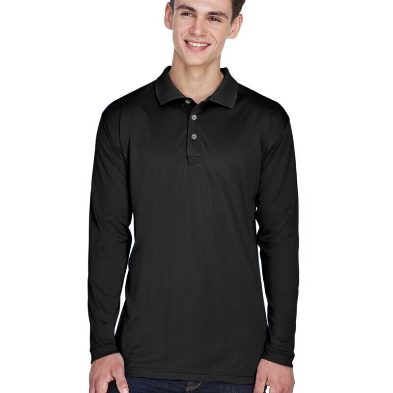 Men's Cool & Dry Sport Long Sleeve Polo Thumbnail