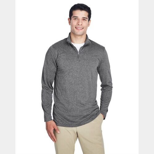 Men's Cool & Dry Heathered Performance Quarter-Zip Pullover Thumbnail