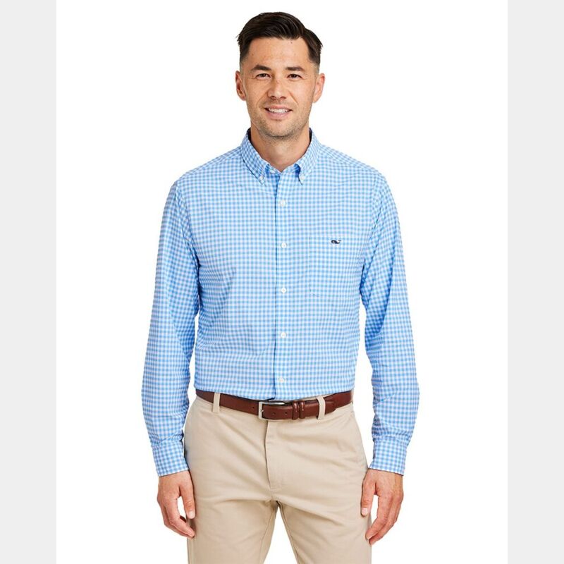 Men's On-The-Go Nylon Gingham Shirt Thumbnail
