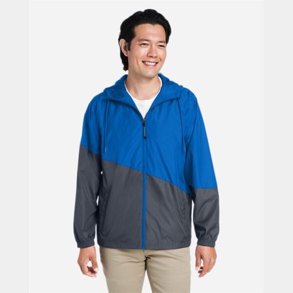 Unisex Techno Lite Colorblock Windbreaker Thumbnail