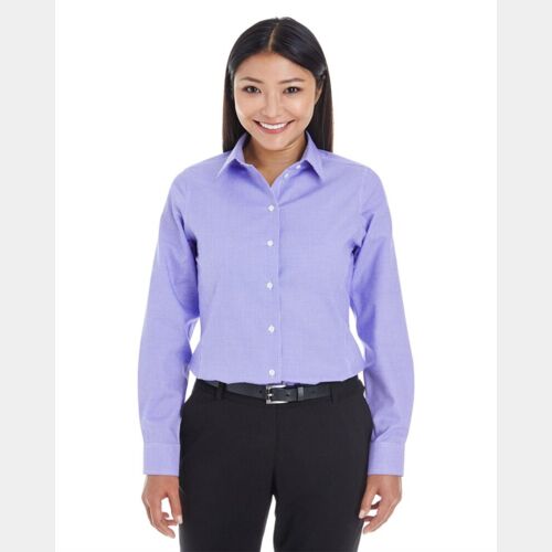 Women's Crown Collection® Royal Dobby Woven Dress Shirt Thumbnail