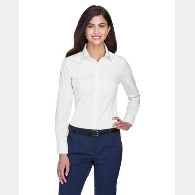 Women's Crown Collection® Oxford Woven Dress Shirt Thumbnail