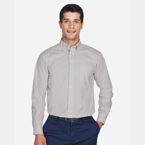 Men's Crown Collection® Broadcloth Woven Dress Shirt Thumbnail