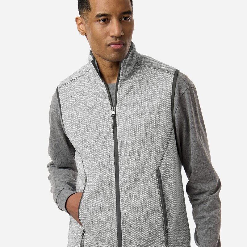 Men's Jasper Jacquard Fleece Vest Thumbnail