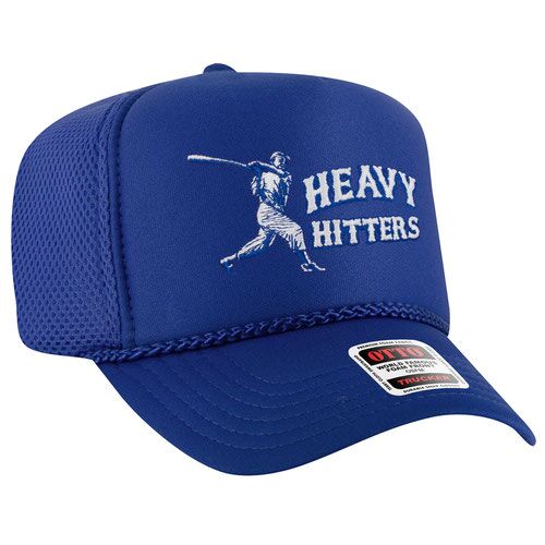 OTTO CAP® 5 Panel High Crown Circle Mesh Back Trucker Hat Thumbnail