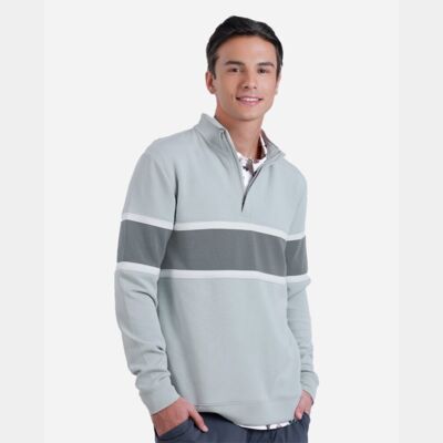 Men's Owen Quarter-Zip Colorblock Pullover Thumbnail