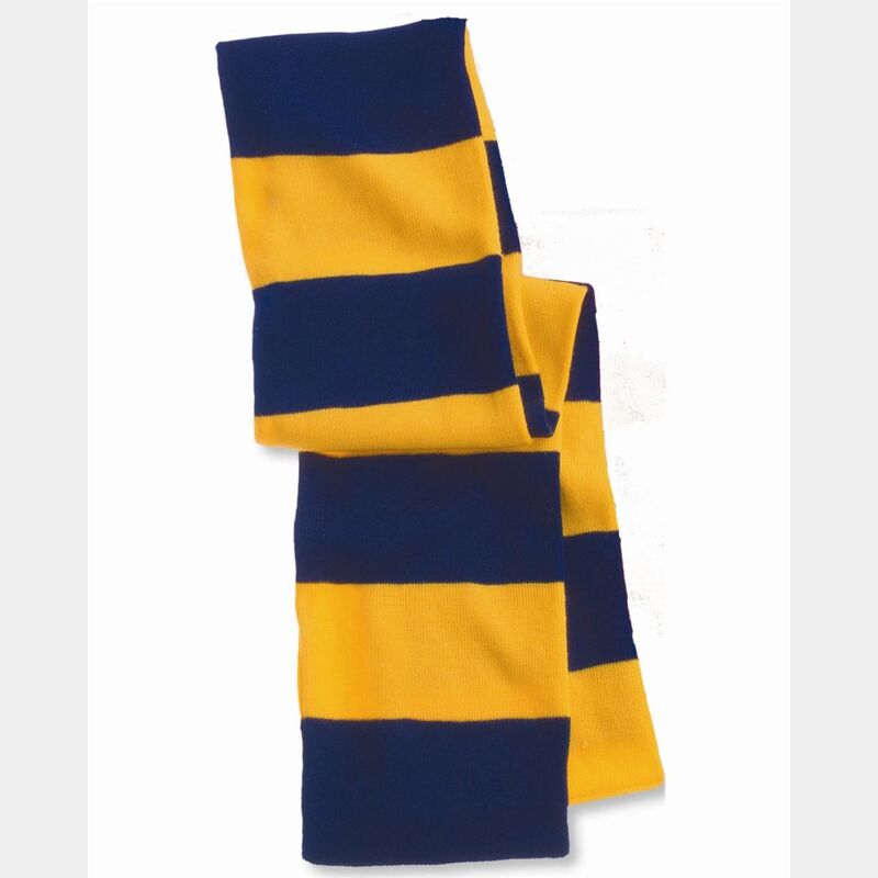 Rugby-Striped Knit Scarf Thumbnail