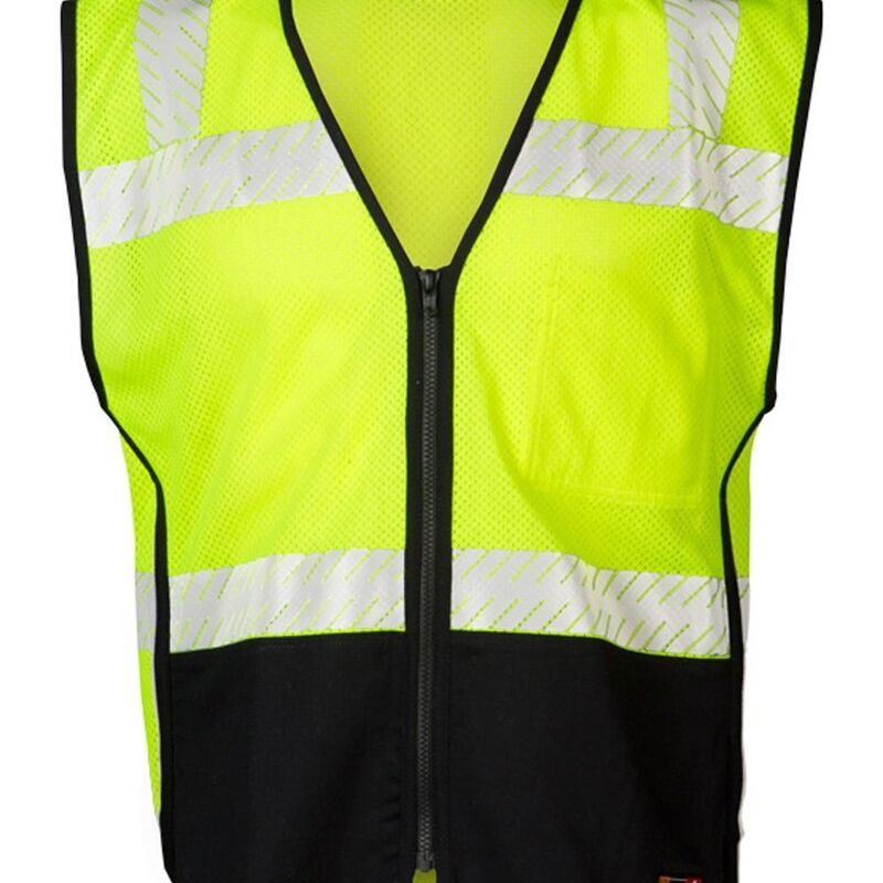 Unisex Premium Black Series® FR Black Bottom Mesh Vest Thumbnail