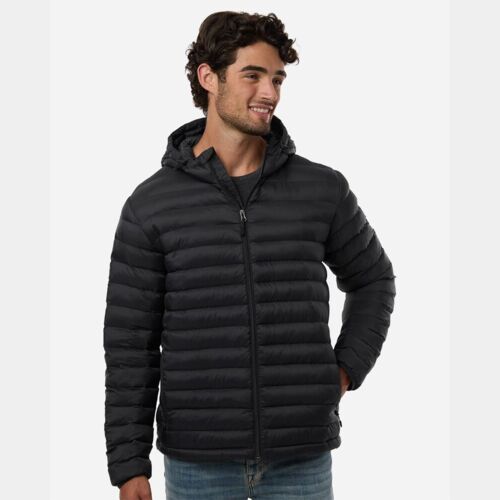 Men's Lightweight Poly-filled Hooded Puffer Jacket Thumbnail