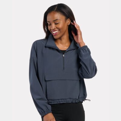 Women's Stretch Woven Quarter-Zip Pullover Thumbnail