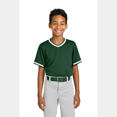Youth Tough Mesh V Neck Baseball Jersey Thumbnail