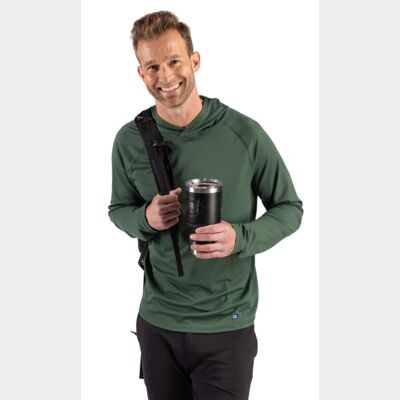 Cutter & Buck Prospect Recycled Featherlight Stretch Mens Big & Tall Hooded Pullover Thumbnail