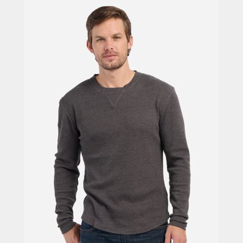Men's Waffle Knit Long Sleeve T-Shirt Thumbnail