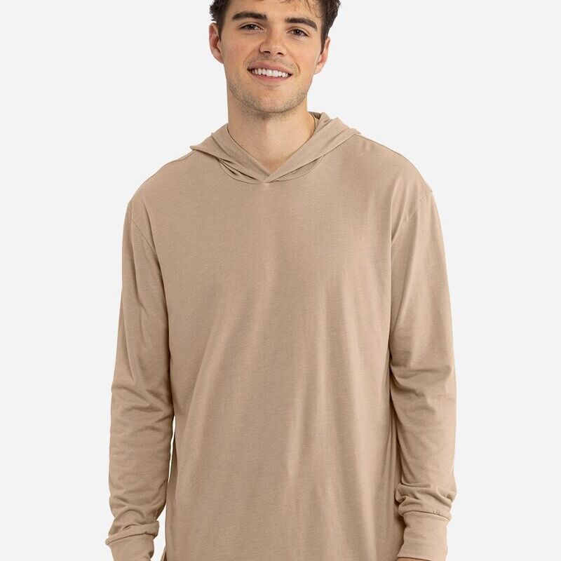 Unisex CVC Hoodie Long Sleeve T-Shirt Thumbnail