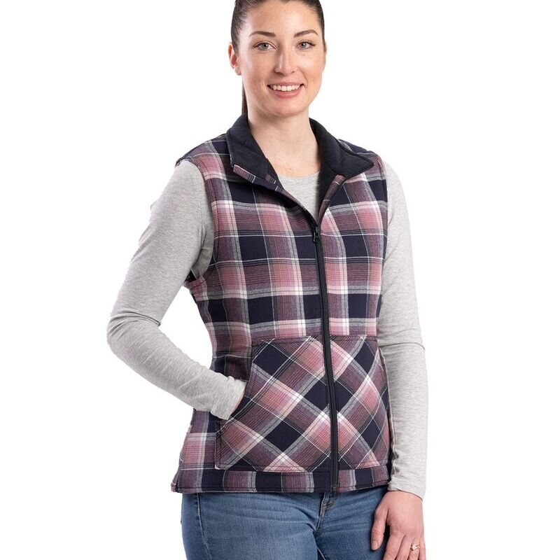 Women's Insulated Flannel Vest Thumbnail