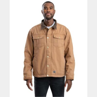 Men's Vintage Washed Sherpa-Lined Work Jacket Thumbnail