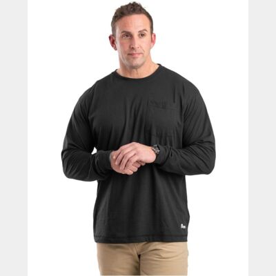 Men's Tall Performance Long Sleeve Pocket T-Shirt Thumbnail
