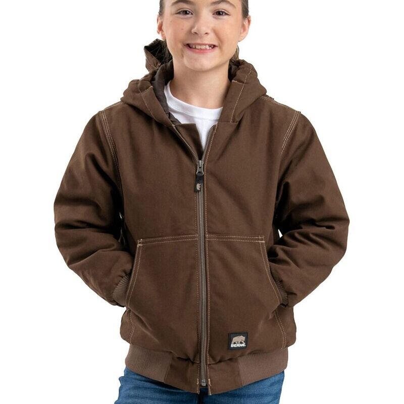 Youth Highland Softstone Duck Hooded Jacket Thumbnail
