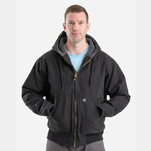 Men's Highland Flex180® Washed Duck Hooded Work Jacket Thumbnail