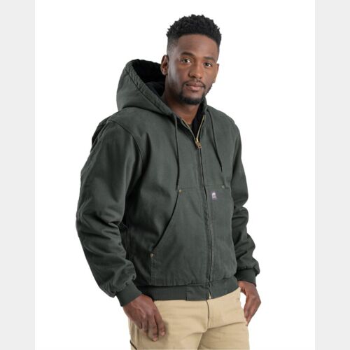 Men's Tall Heartland Washed Cotton Duck Hooded Jacket Thumbnail
