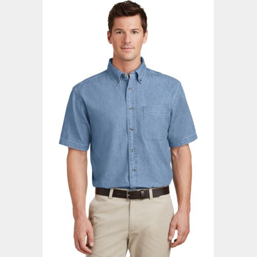 Short Sleeve Value Denim Shirt Thumbnail