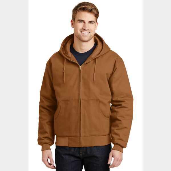 Duck Cloth Hooded Work Jacket Thumbnail