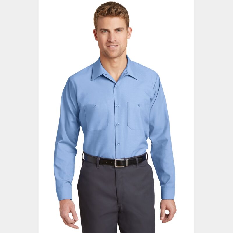 Long Size, Long Sleeve Industrial Work Shirt Thumbnail