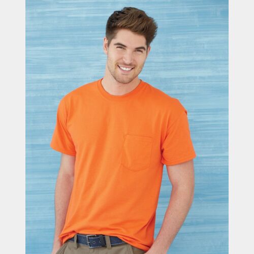 Unisex DryBlend® Pocket T-Shirt Thumbnail
